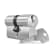 Product afbeelding voor DOM Profielcilinder 333 Plura Dubbel 45/45mm Messing Vernikkeld Mat SKG2