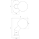 Product afbeelding voor Intersteel Knop Tapgat M6 Op Rozet Ovaal 1 Paar 65x30x10mm RVS