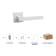 Product afbeelding voor Skantrae Hang&Sluitwerkpakket 2044 Squared 16 Reg+Sle Rozet+Klav Wit