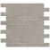 Product afbeelding voor Mozaiektegel Berlin Grey Minibrick 30.5x30.5cm 8.5mm Mat Gerectificeerd