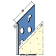 Product afbeelding voor Stucstopprofiel 2136 300cm 3mm RVS