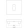 Product afbeelding voor Intersteel Sleutelrozet Vierkant 53x53x8mm RVS