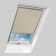 Product afbeelding voor Fakro Rolgordijn Met Zijgeleiding ARP Z-Wave Solar II 94x140cm Elektrisch Exclusief Afstandbediening Kleur Cappuccino (241)