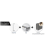 Product afbeelding voor Skantrae Hang&Sluitwerkpakket 503SSL Alfa 2x Deurgreep Biloxi RVS